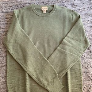 J Crew Cotton/Silk Pullover Sweater